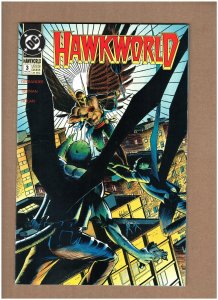 Hawkworld #3 DC Comics 1990 Hawkman Hawkgirl Tim Truman NM- 9.2