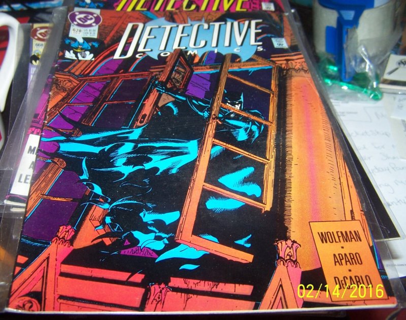 DETECTIVE COMICS  # 628 1991 DC COMICS  BATMAN PENGUIN HEARTS ROBIN APARO