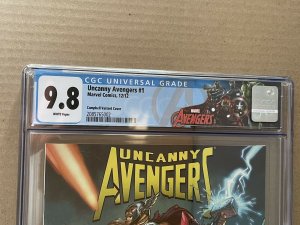 Uncanny Avengers #1  9.8 CGC Campbell Variant Midtown