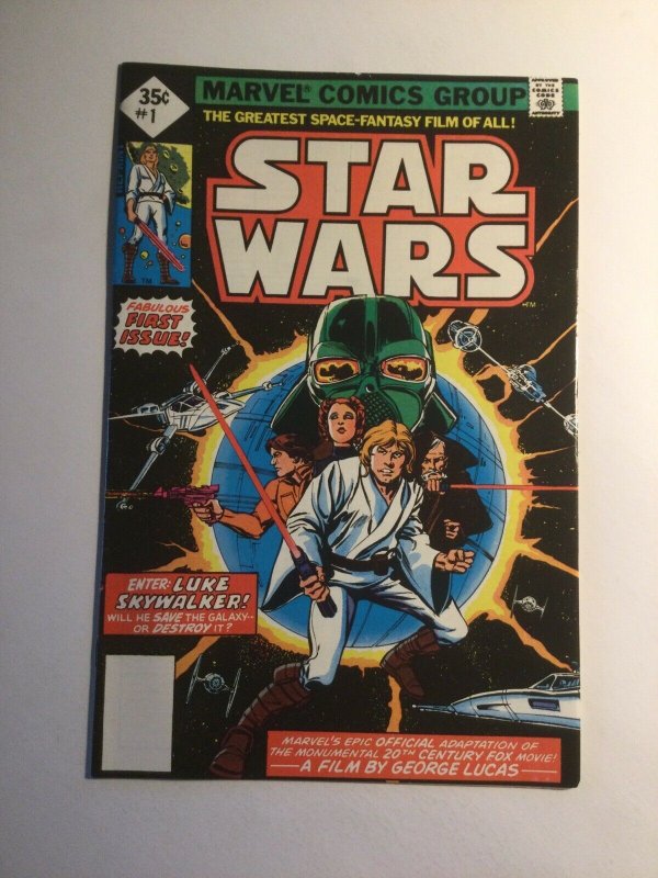 Star Wars 1 Very fine vf 8.0 Reprint Marvel