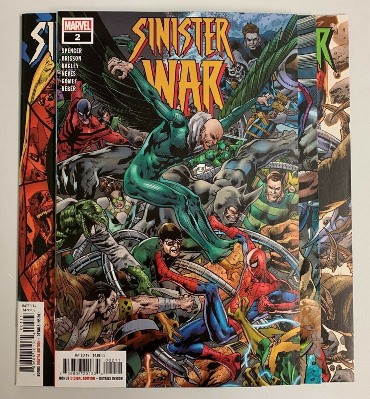 Sinister War #1-4 Set (Marvel 2021) 1 2 3 4  Nick Spencer (9.2+)