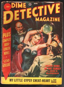 Dime Detective 8/1951-PopularNorman Saunders cover-Day Keene--VG/FN John D Ma...