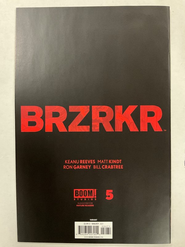 BRZRKR #5 Cover G (2021)