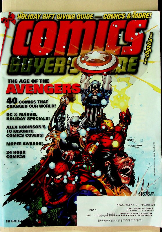 Comic Buyer's Guide #1673 Jan 2011 - Krause Publications 