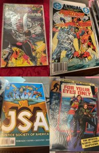 Lot of 4 Comics (See Description) Fantastic Four, Firestorm, Justice Society ...