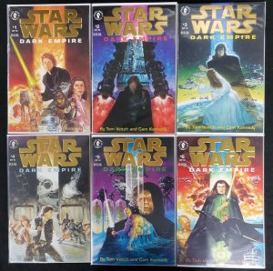 Star Wars Dark Empire #1-6 Gold Foil Complete Set 1993 Dark Horse FN