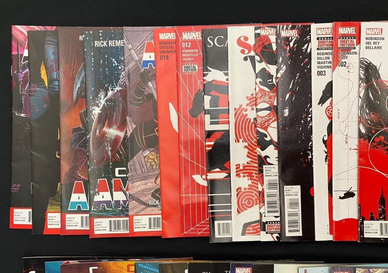 Iron Man, Scarlet Witch, Captain America, Daredevil - 40 book lot