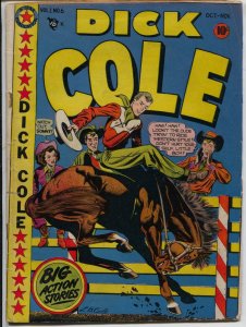 Dick Cole #6 1949-Star-L.B. Cole-Al McWilliams-Bullseye Bill-bondage-VG-