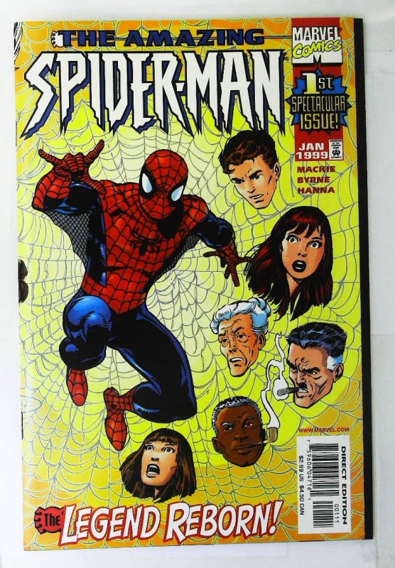 Amazing Spider-Man (1999 series)  #1, NM + (Actual scan)