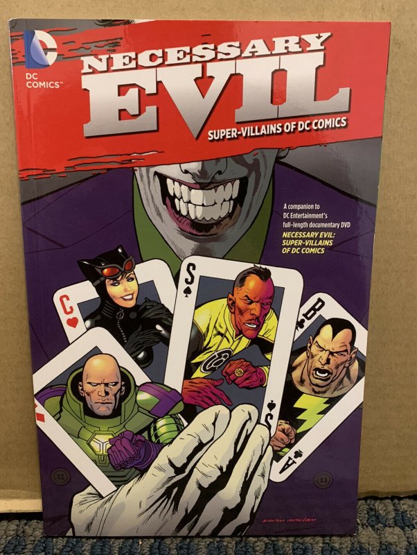 DC NECESSARY EVIL Trade Paperback “Super-Villains of DC Comics” (D16)