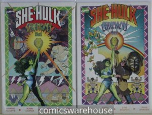 She-Hulk Ceremony (Marvel) 2 Issue Prestige Set NM
