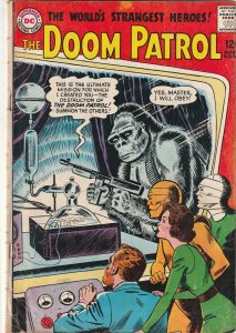 The Doom Patrol # 86 Cover A VG DC 1964 1st App The Brotherhood Of Evil [Y1]