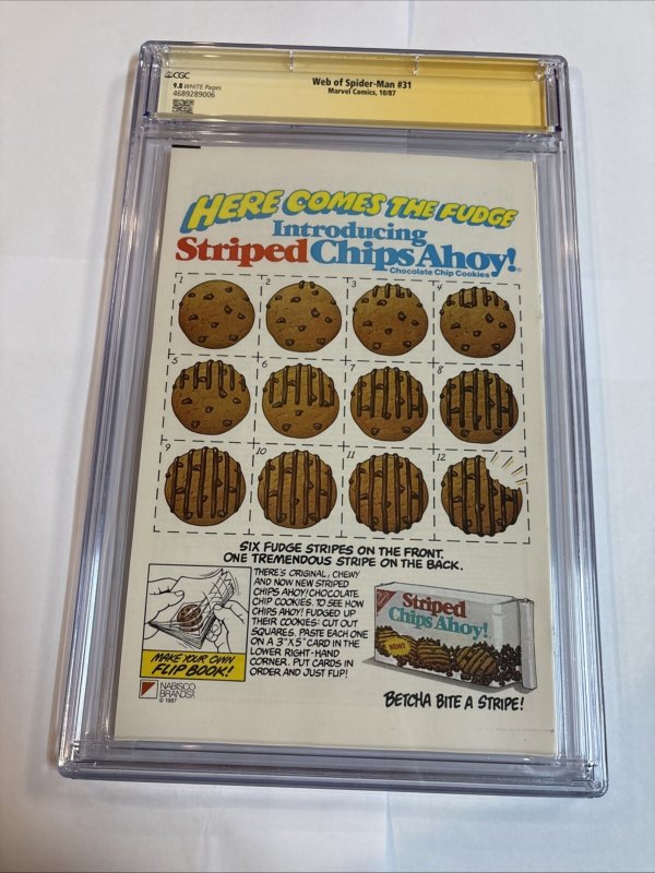 Web of Spider-Man (1987) # 31 (CGC 9.8 SS) Signed Bob McLeod