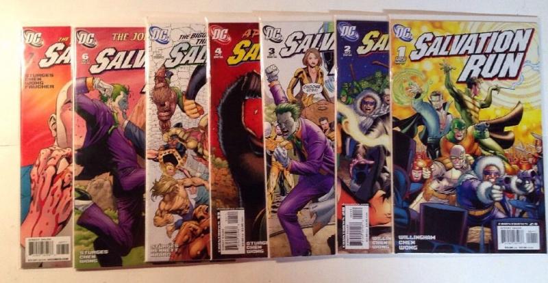 Salvation Run 1-7 Complete Near Mint Lot Set Run Willingham