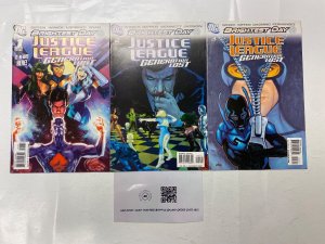 3 Justice League: Generation Lost DC comic books #1 2 3 93 KM19