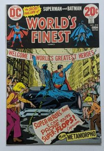 World's Finest #218 (Aug 1973, DC) VF- 7.5 Metamorpho backup story 