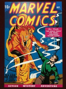 MARVEL COMICS 1 1939 POSTER 11X16NM SHPPDFLAT HUMAN TORCH