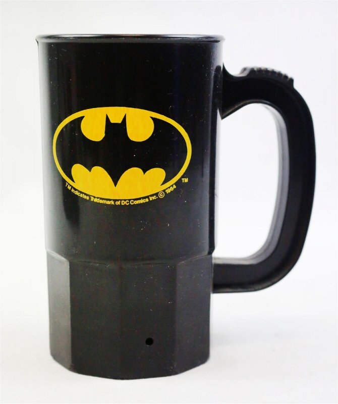 VINTAGE 1989 Super Mug DC Comics Batman Plastic Cup