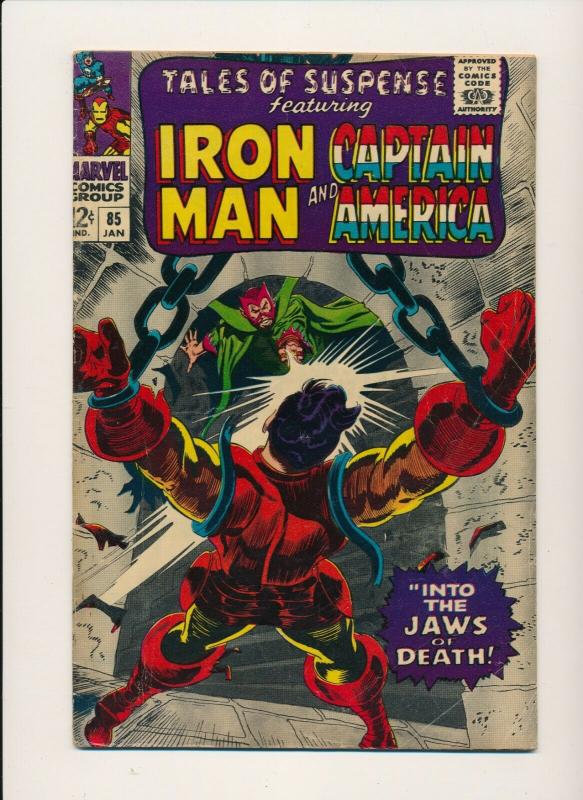 MARVEL TALES OF SUSPENSE ft. IRON MAN & CAPTAIN AMERICA #85 VG/F  (PF700) 