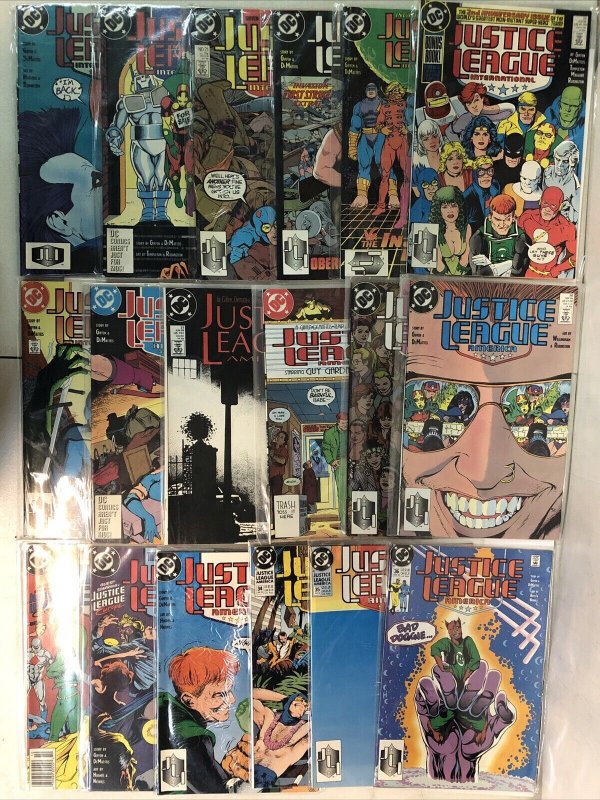 Justice League (1987) Starter Consequential Set # 1-97 (F/VF) DC Comics