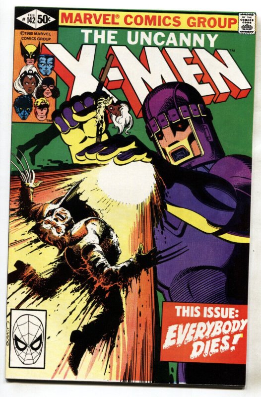 Uncanny X-Men #142--1981--comic book--DAYS OF FUTURES PAST--MARVEL--VF/NM