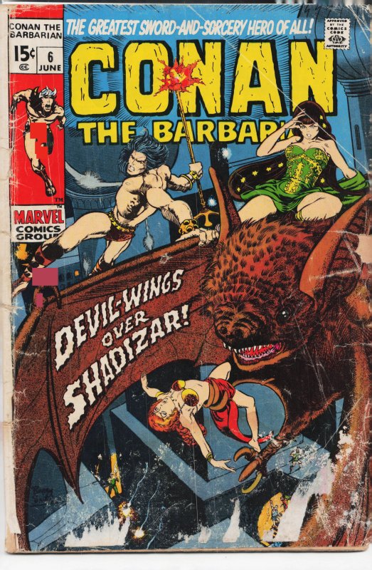 Conan the Barbarian #6 (1971) Conan