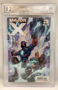 Major X #1 2019 PGX 9.2 NM- Signed by Whilce Portacio 1st App of Major X Key!