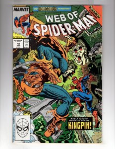 Web of Spider-Man #48 (1989)  HOBGOBLIN Appearance! / ID#579