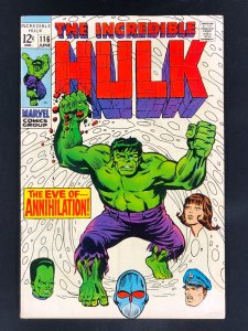 The Incredible Hulk #116 (1969) VG Leader Appearance