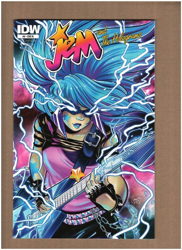 Jem and the Holograms #9 IDW Comics Retailer Incentive Variant 2015 NM- 9.2