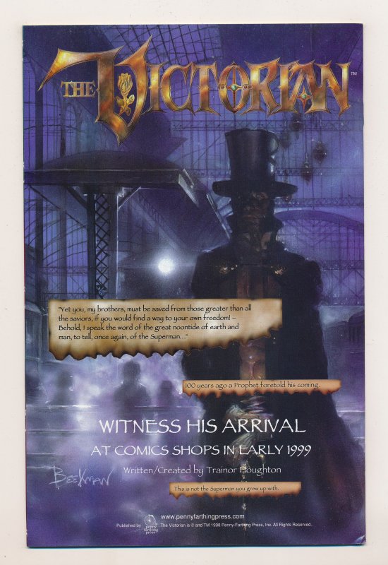 Captain Gravity (1998 Penny Farthing Press) #1-4 FN+ to NM Complete series