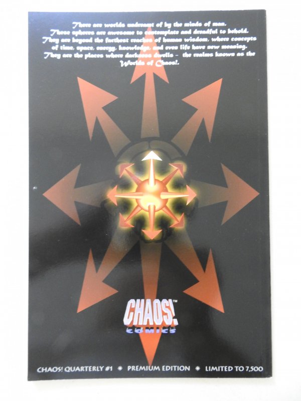 Chaos Quarterly #1 (1995) 1st Printing Virgin Chromium Edition!! NM Condition!!