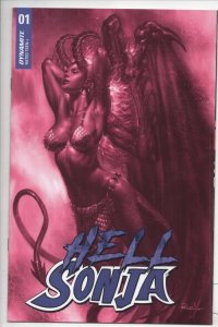 HELL SONJA #1 G, NM-, 2022, Red, Parrillo, Dynamite
