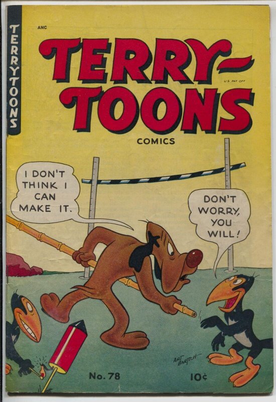 Terry-Toons #78 1950-St John-Mighty Mouse-Heckle & Jeckle fireworks cover-FN-