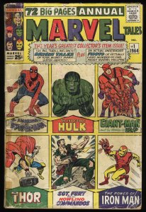 Marvel Tales #1 GD 2.0 See Description Annual Spider-Man Iron Man Thor!