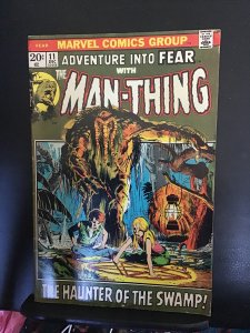 Adventure into Fear #11 (1972) 2nd solo Man-Thing key! Neal Adams cover! FN Wow