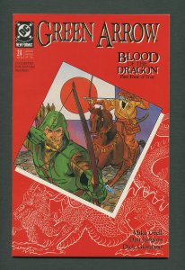 Green Arrow #24  / 9.2 NM-  /  September 1989