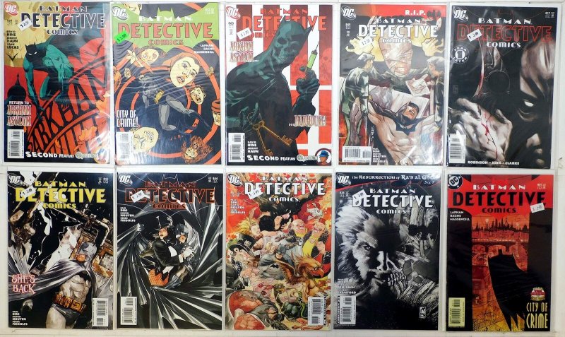 Detective Lot 10 #864, 812, 865, 849, 817, 845, 844, 841, 838 801 2010 DC Comics