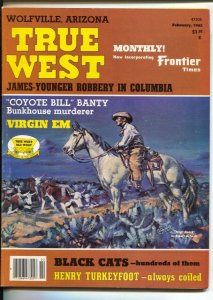 True West 2/1982-James-Younger Gangs Robbery-Coyote Bill Banty Manhunt-Henry ...