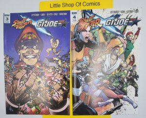 Street Fighter X Gi Joe #1 2 3 4 5 6 1-6 Complete Set 2016 IDW Publishing