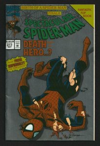 The Spectacular Spider-Man #217 (1994) Marvel ~ Foil Flip Book
