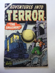 Adventures Into Terror #28 GD Condition cover detached, two 1 staple tears