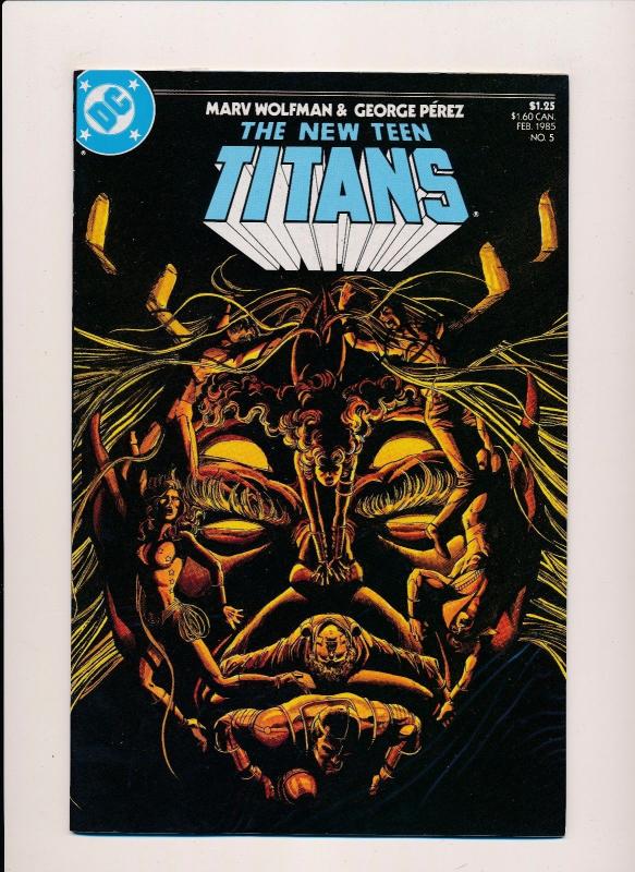 DC The NEW TEEN TITANS #5 1985  NEAR MINT (SRU662)