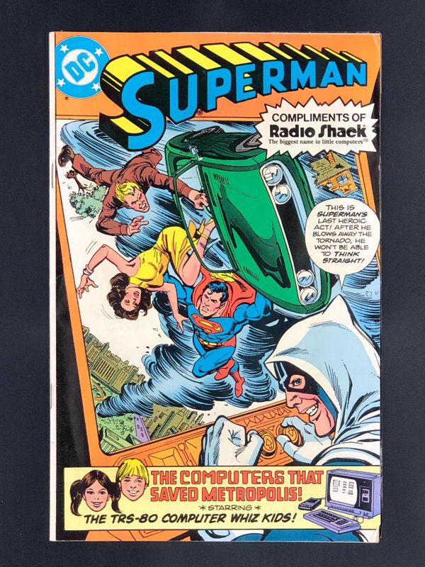 Superman: The Computers That Saved Metropolis! (1980) Radio Shack Promo DC Comic