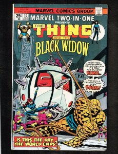 Marvel Two in One #10 ~ The Thing & Black Widow ~ 1975 (7.0) WH 