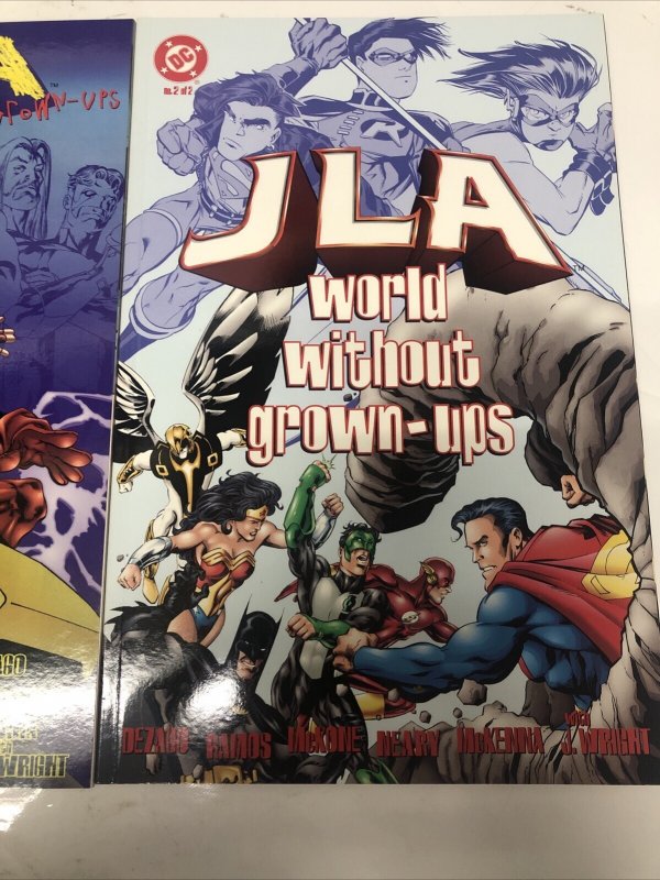JLA World Without Grown-Ups 1998 #1 & 2 VF/NM Complete Set Young Justice prelude