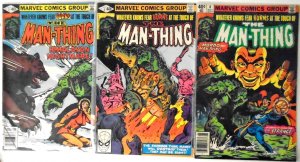 *Man-Thing v2 (1979) 2-4, 3 high grade books