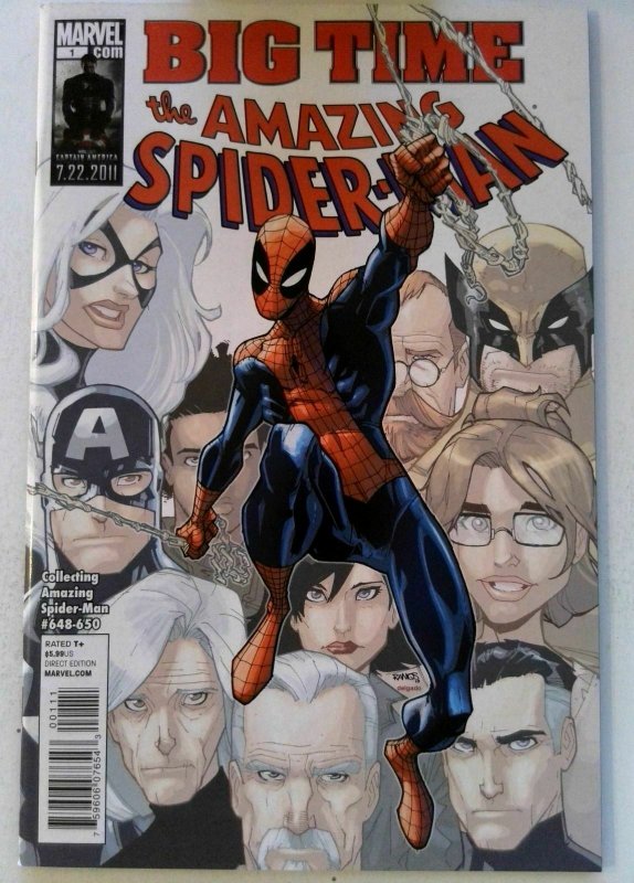 Amazing Spider-Man Big Time #1 Marvel 2011 VF- 1st Printing Comic Book