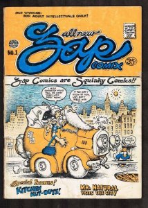 Zap Comix  #1 3rd Printing ~  R. Crumb ~ 1969 Apex Novelties (5.5) WH