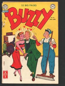 Buzzy #36 1951 DC - wacky Teen Humor-G-